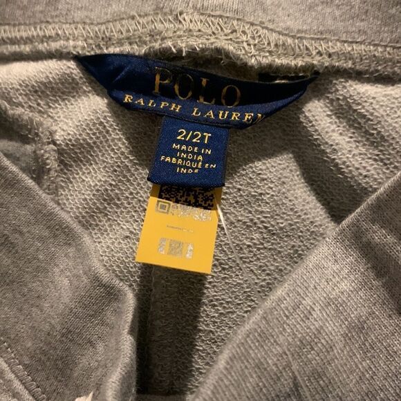 Polo Ralph Lauren Grey Heather Short Girls NWT - Picture 4 of 6